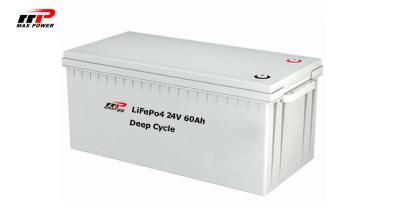 China Durable RV Solar Panel Storage Battery , High Capacity Lithium Ion Battery 24V 60Ah for sale