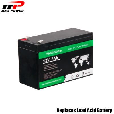 China Rechargeable Lithium Lifepo4 Battery 12v 7ah 92.16wh 2P4S Cell long durable lead acid replacement for sale