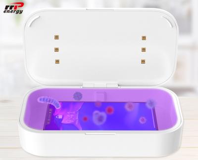 China Wireless LCD Battery Charger UV Phone Sanitation Portable Ultraviolet Light Box for sale