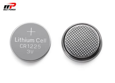 China CR1225 Primary Lithium Battery Manganese Dioxide Button Cell Coin Type 50mAh for sale