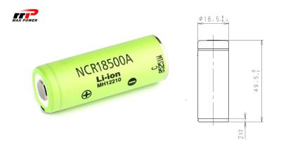 China 2040mAh 3.7V Rechargeable Li Ion Battery Pack NCR18500A IEC CB Standard for sale