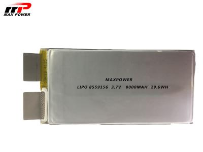 China 8559156 3.7V 8000mAh 30C Lithium Polymer Battery for sale