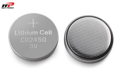 China 580mAh 3.0V CR2045 Li MnO2 Lithium button cell for sale