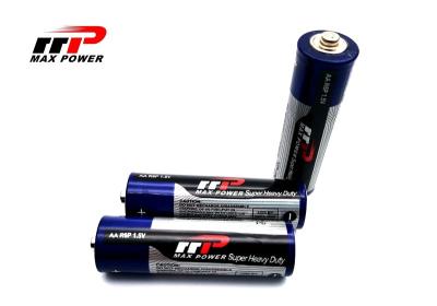 China AA 1.5V R6P Primary Zn-Mn Cylindrical Lithium Batteries for sale