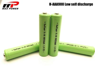 China MSDS UN38.3 1.2V AAA 900mAh NIMH Rechargeable Batteries for sale
