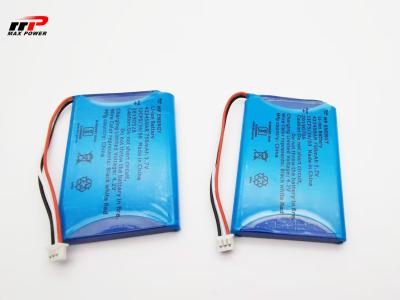 China 0.5C Charge 423450AR 750mAh BIS GPS Lithium Battery IOT for sale