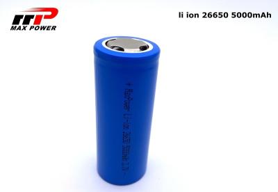 China 3.7V 5000mAh 26650 Cylindrical 2C Li Ion Batteries  KC CB for sale