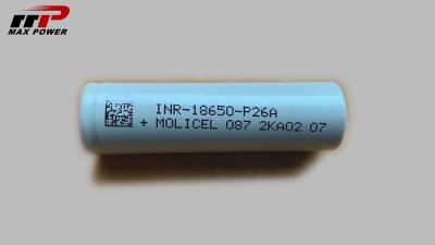 China 2600mAh 3.7V 18650 Li Ion Battery MOLICEL P26A For Power Tools for sale