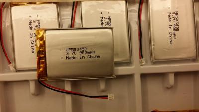 China Li PO 503450 900mAh 3.7V Lithium Polymer Battery IEC62133 For Remote Controller for sale