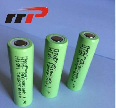 China High Drain Rechargeable NIMH Batteries Flat Top 1.2V High Teerature for sale