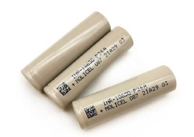 Κίνα ιονικές επαναφορτιζόμενες μπαταρίες INR18650 P26A λίθιου 35A 3.7V 2600mAh προς πώληση