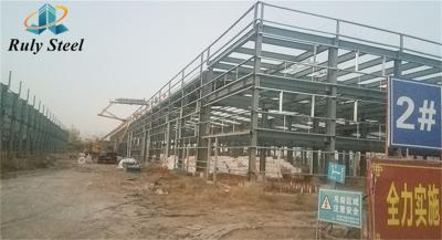 China Industrial Steel Structure Fabrication Prefabricated Portal Steel Structure for sale