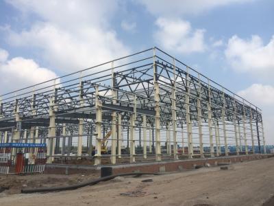 China Storage Metal Frame Light Sandwich Panel Prefab Building Structure Paint Galvanized Steel Construction Warehouse à venda