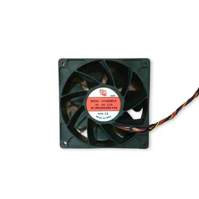 China DC 12V 2.7A Cooling Fan 120x120x38 Computer Case 4PIN 6 PIN Connector GH12038H-Z for sale