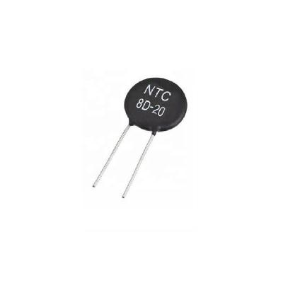 China NTC 8D-20 8ohms 6Amp Electronic IC Chip , 20mm Circuit Protection Thermistor for sale