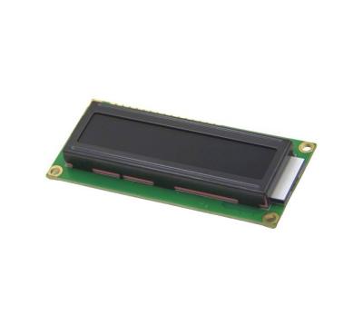 China 16x2 LCD1602 LCD Display Module 80x36x11mm Black Screen Green PCB Module for sale