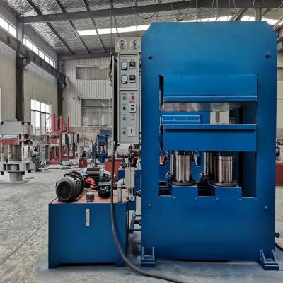 China 100T 5.5KW Rubber Heat Press Machine Rubber Tile Vulcanizing  Press for sale