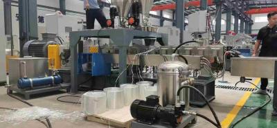 Cina Linea di riciclaggio di plastica macchina di plastica residua dell'HDPE del CE del granulatore di 160Kw in vendita
