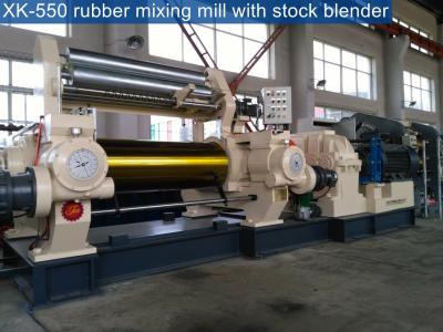 China 2 Open Roll Mixing Mill Machine XK560 Synthetic Rubber Process Machine for sale