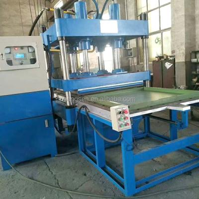 China Gym Rubber Floor Tiles Making Machine Plate Vulcanizing Press 5.5KW for sale