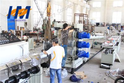 China 190KW Plastic Sheet Extrusion Line , PVC Sheet Making Machine 0.2-20mm Thickness for sale