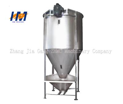 China Electric Heating Plastic Vertical Mixer , Plastic Mixing Tank High Production for sale