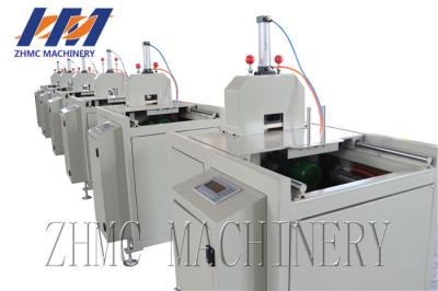 China Small Size Profile Plastic Sheet Cutting Machine Pneumatic Type Cutter With Saw for sale