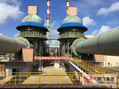 China 300tpd Dry Process Burning Limestone Rotary Kiln System for lime plant for sale