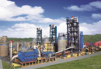 China 1000tpd Rotary Kiln Cement production line for sale