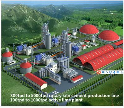 Cina Completamente automaticamente linea di produzione del cemento del cemento Portland comune 2000tpd in vendita