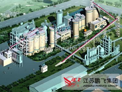 China pro Tag reibende Zement-Fertigungsstraße des Klinker-4000t zu verkaufen