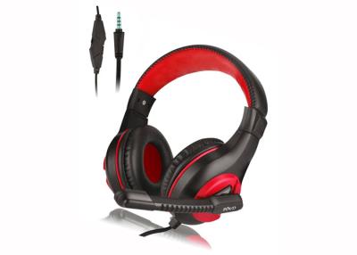 China DL Sound PS4 PS5 Gaming Headset 105dB Sensitivity Red And Black Gaming Headset for sale