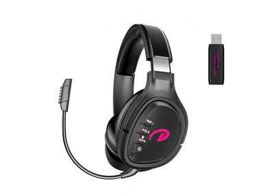China DL 2.4G Wireless Gaming Headset 50MM Driver With Sensitive Microphone for sale
