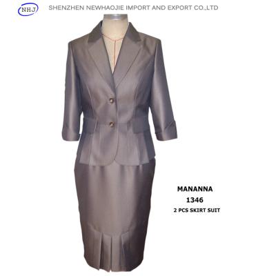 China elegant skirt suits（2pcs） office suits for women for sale