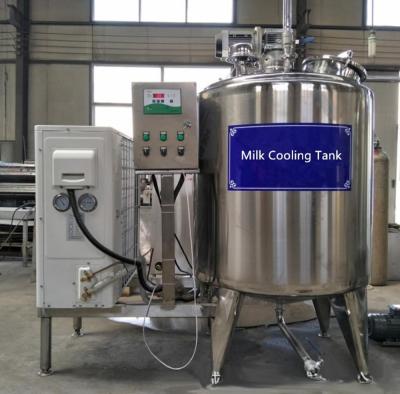 China Fresh Milk Cooling Tank 1000L 2000L Vertical Type SUS304 Material Kaiquan for sale