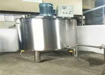 China Sanitary Liquid Mixing Tank , Stainless Steel Tank With Agitator / Scraper for sale