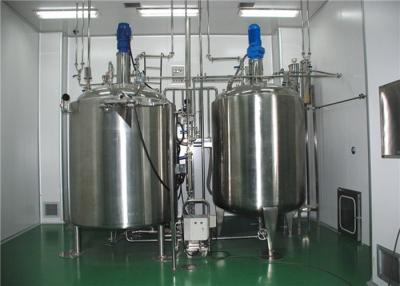 China Fruit Juice Milk Mixing Tank / Stainless Steel Process Tanks 1000L 2000L 3000L for sale