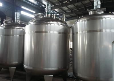 China 20000 Litre Milk Mixing Tank Steam Heating / Electric Heating For Beverage Industry for sale
