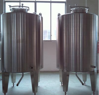 China Stainless Steel Milk Mixing Tank Jacketed Wall For Beverage Industry for sale