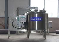 Chine 2000 - matériel d'acier inoxydable de réservoir de refroidissement du lait 6000L avec le compresseur d'air à vendre