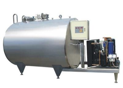 China 1000L 10000L Milk Cooling Equipment / Stainless Steel Mixing Tanks With Motor ABB Siemens for sale
