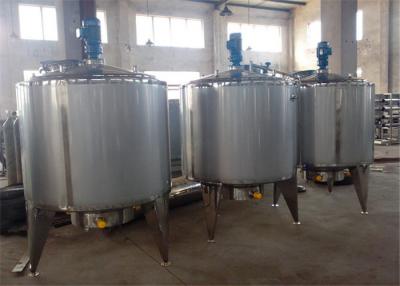 China 2000L Stainless Steel Mixing Tanks Double Jacketed Wall Buffer Insulation for sale