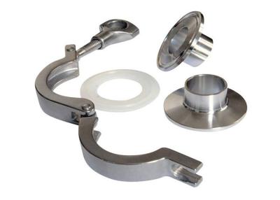 China Sanitary Stainless Steel Tri Clamp Fittings With Ferrules Gasket Pipe Fitting for sale