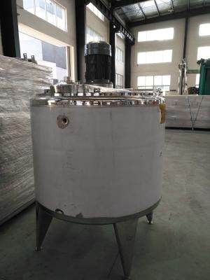 China Ice Cream Mixing Tank , Stainless Steel Heated Mixing Tank Cooling Maturation Aging for sale