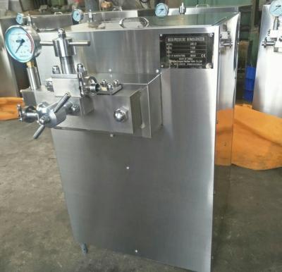 China Two Piston High Pressure Homogenizer / Dairy Homogenizer 3000L 2000L 6000L 25Mpa for sale