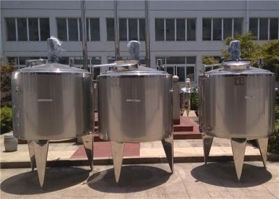 China 3000L 4000L Stainless Steel Mixing Tanks / Insulated Water Storage Tank ISO Approved for sale