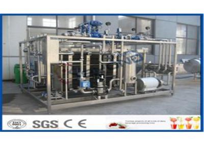 China Tube In Tube Milk UHT Sterilization Machine High Thermal Efficiency For Juice Concentrate for sale