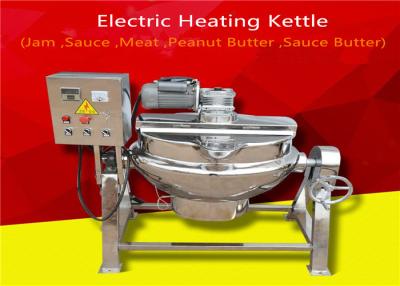 China SS 304 / 316 Industrial Cooking Pot , Electric Jacketed Kettle With Mixer for sale