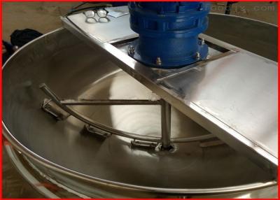 China Stainless Steel Electric Steam Jacketed Kettle , Electric Tilting Kettle For Food Industry for sale
