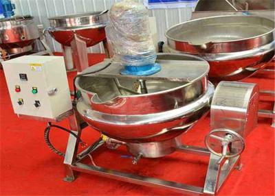 Cina Bollitore rivestito del vapore industriale/bollitore dell'inceppamento per la fabbricazione della pasta dell'inceppamento della salsa in vendita